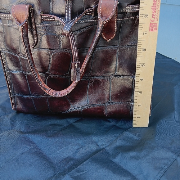 Dooney and bourke croc tassel tote - Picture 2 of 9